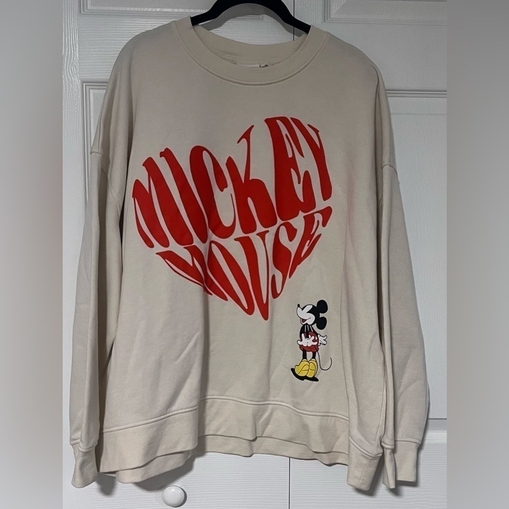 Women's Disney Classic Mickey Mouse Crew Neck Sweatshirt
